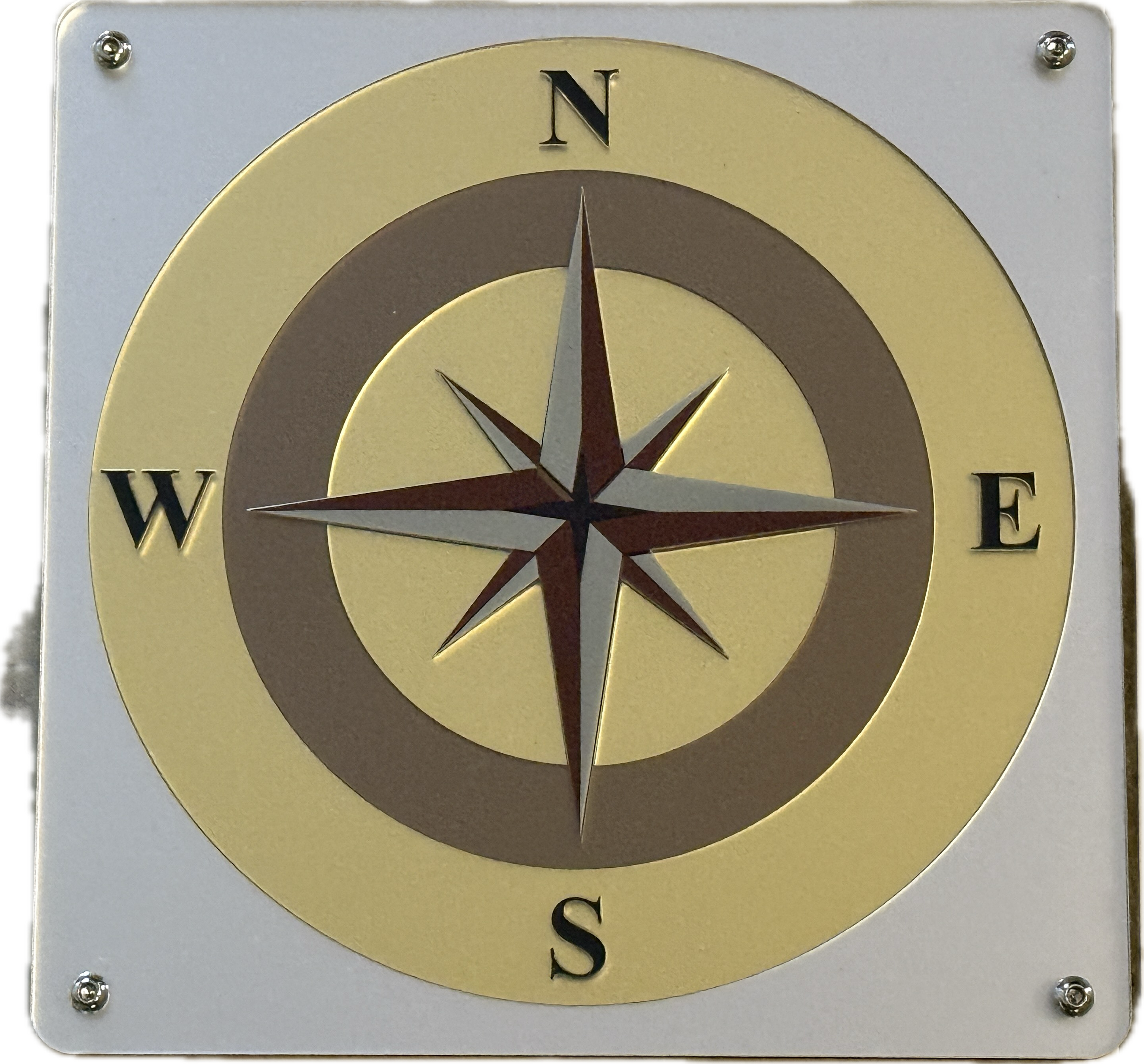 Acrylic Wind Rose Compass
